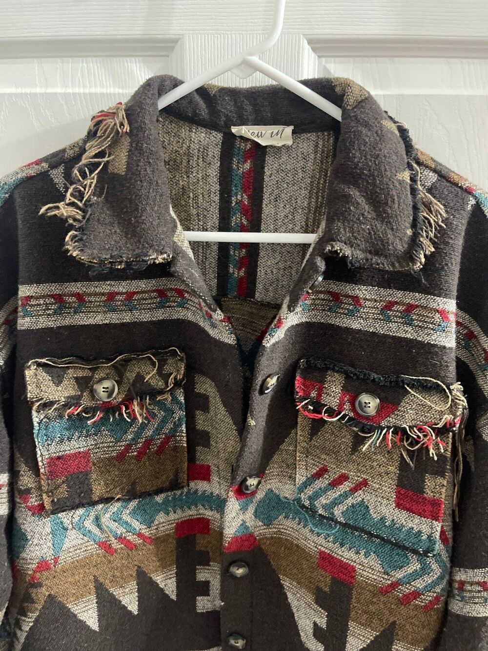 New In Brand Aztec Shacket Size Small - Picture 5 of 8